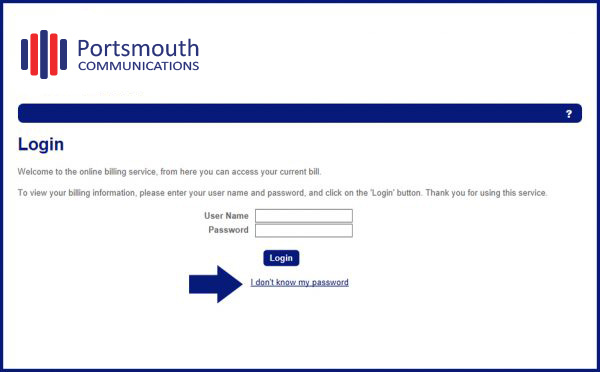 Portsmouth login